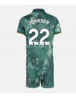 Tottenham Hotspur Brennan Johnson #22 Tredjedraktsett Barn 2024-25 Korte ermer (+ bukser)